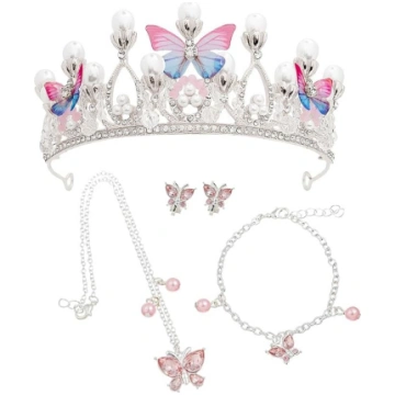 Zliger Crown Butterfly Meiteņu galvas rota Sudraba