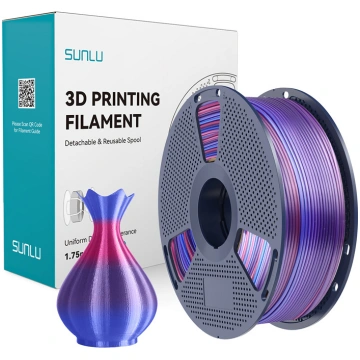 Sunlu PLA+ Silk Filament (Rainbow 02)