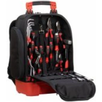 Wiha Tool backpack mechanic set, tool set (black/ 