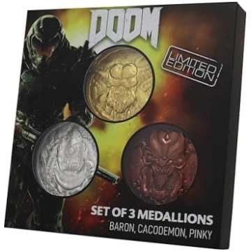 Doom Limited Edition 3 gabalu Arcade Mode medaļu k