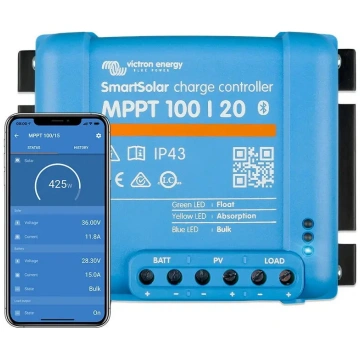 Saules lādētāja kontrolieris Victron SmartSolar MP