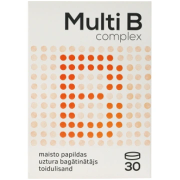 MULTI B COMPLEX tabletes, 30 gab. EV