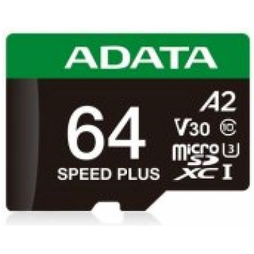 Adata MicroSDXC 64GB Class 10 UD64GUI3V30A2SP-RA1 