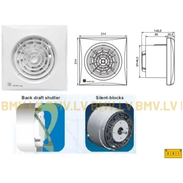 Ventilators S&P Silent 300 CRZ 5210418900