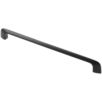 Cinka sakausējuma rokturis MILANO C=256 mm melns m