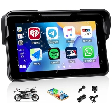 SIXWIN Motociklu Carplay displejs Moto ar bezvadu 