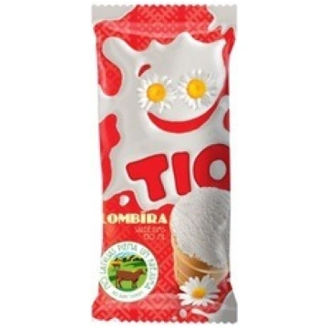Saldējums Tio, plombīrs, vafeļu glāzītē, 80g
