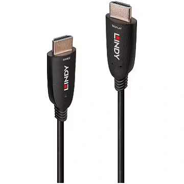 Lindy Fibre Optic Hybrid HDMI 2.1 8K60 Cable Black