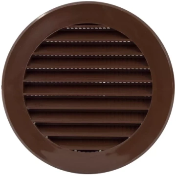 Ventilācijas reste PLAKANA apaļa D-125mm brūna EUR