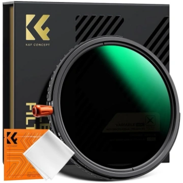 K&F CONCEPT 62 mm mainīgais ND2-32 (1-5 diafragmas