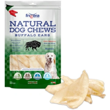 Frigera - Natural Dog Chews Buffalo ears 250gr - (