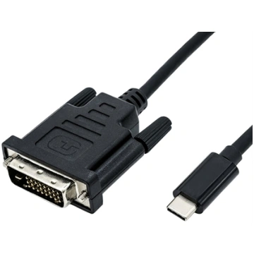 Roline USB Type C - DVI Cable, M/M, 2 m 11.04.5831