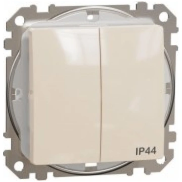 Slēdzis 1+1 bešs IP44 10AX Sedna Design Schneider 