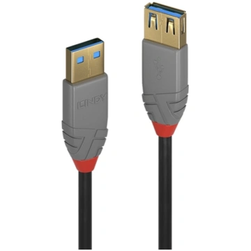 Lindy 3m USB 3.2 Type A Extension Cable, Anthra Li