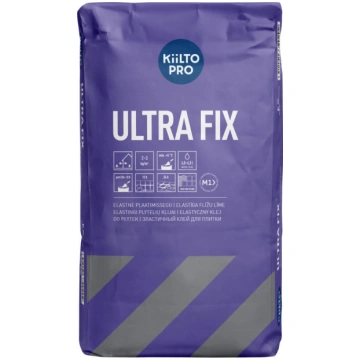 Elastīga flīžu līme Kiilto Ultra Fix 20KG