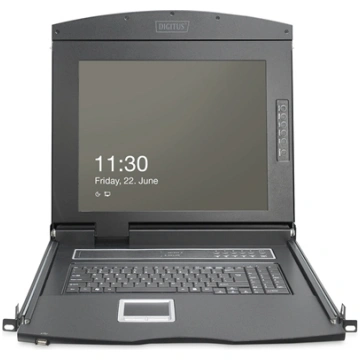 Digitus Modular HD LCD KVM console with 19\" TFT, 