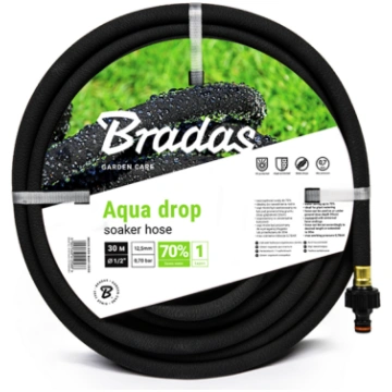Apūdeņošanas šļūtene Bradas, Aqua-Drop, 20 m
