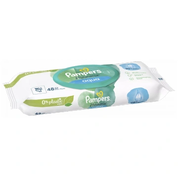 PAMPERS Harmonie Aqua mitrās salvetes, 48 gab
