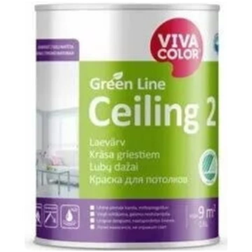 Griestu krāsa VIVACOLOR PAINT GREEN LINE CEILING 2