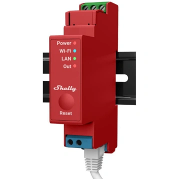 Viedais relejs Wi-Fi/Bluetooth/LAN Shelly PRO 1PM
