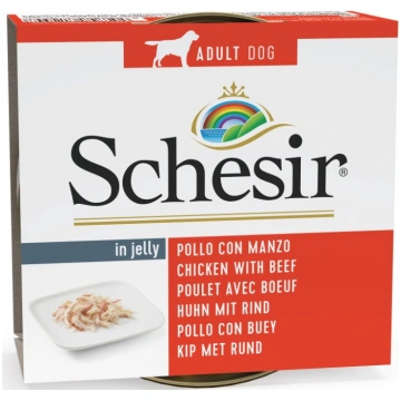 Vistas/liellopa fileja želejā suņiem SCHESIR 150g