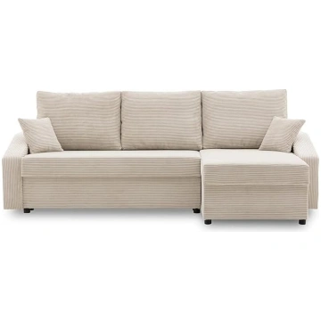 Dorma Corner Sofa with Sleep Function, Easy Assemb