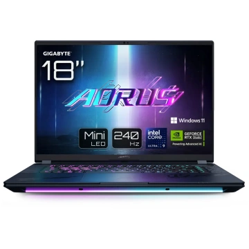 Klēpjdators GIGABYTE AORUS MASTER, 18 QHD+, Intel