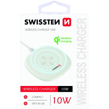 Swissten 10W Bezvadu lādētājs ar USB-C 1.5m kabeli