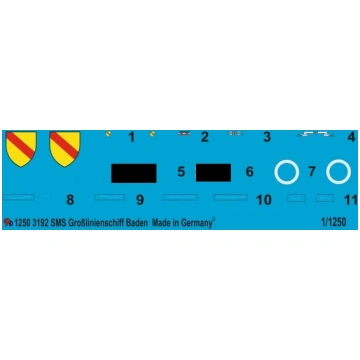 SMS Large Liner Baden Peddinghaus-Decals