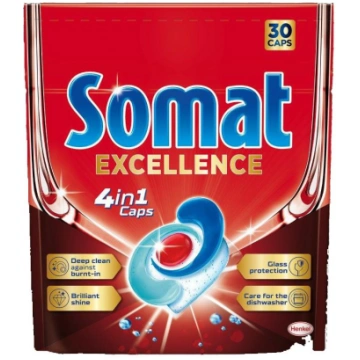 Somat DISHWASH CAP SOMAT EXCELLENCE 4IN1 30PCS
