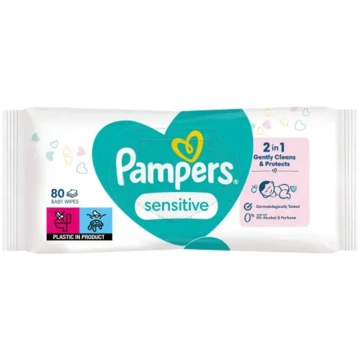 Pampers Sensitive mitrās salvetes 80 gab