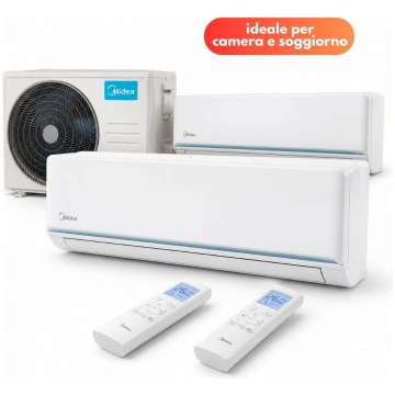 Midea Evolution Climatizzatore Dual Split 12.000+9