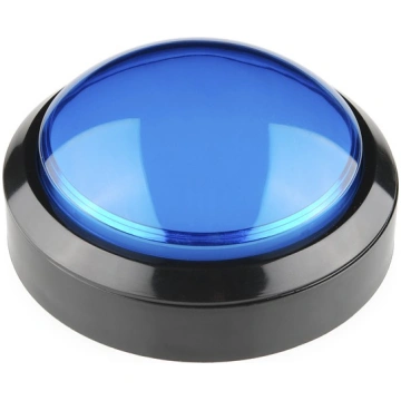BIG Push Button 10cm - blue OEM AN-02252