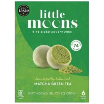 Zaļās tējas (Matcha) saldējums Moči, 192 g (6x32g)