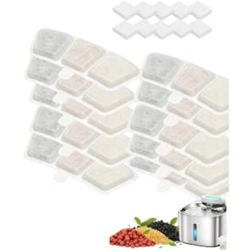 ZaKaBox 10+10 Cat Fountain Filter Compatible with 