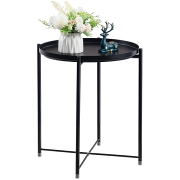 HollyHOME Round Folding Table ANEB07HK6BSWXT