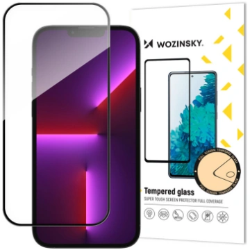 Full Screen Tempered Glass with Frame Case Friendl