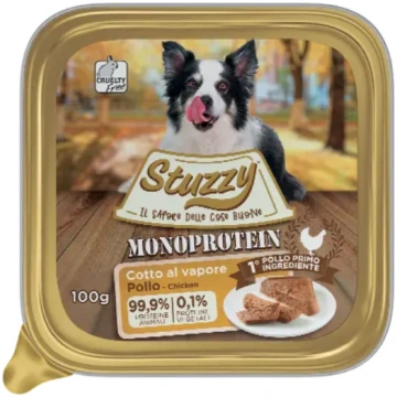 Stuzzy Monoprotein Umido Monoproteico per Cani Adu