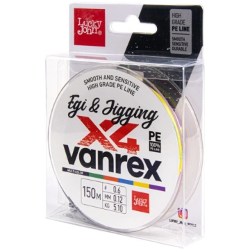 Aukla pītā Lucky John Vanrex EGI & JIGGING x4 BRAI