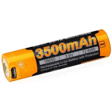 USB charging battery Fenix 18650 3500mAh (Li-ion)
