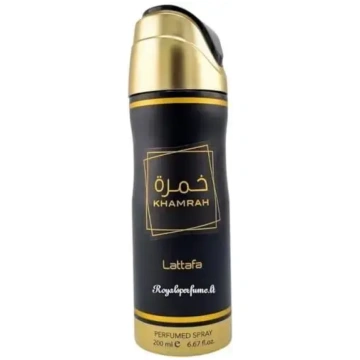 Lattafa Khamrah Perfume Deodorant 200Ml in Blue | 