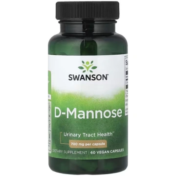 Swanson Vitamins, D-Mannose, 700 mg, 60 Vegan Caps