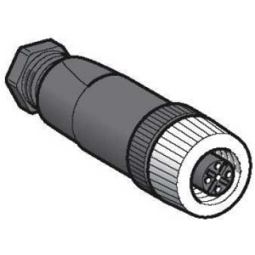 Konektors M12/5pin taisns Telemecanique
