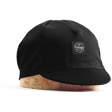 Pelago Cycling Cap Patch Logo Black