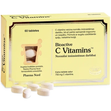 Pharma Nord Bioactive C vitamīns tabletes, 60 gb