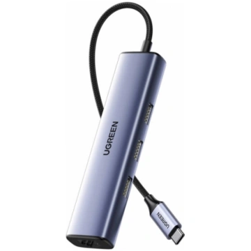 UGREEN CM475 Adapter USB-C Hub to 3x USB 3.0, RJ45