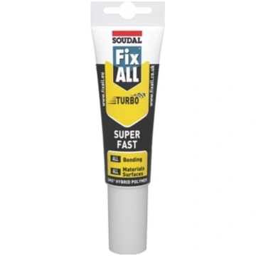 Soudal Fix ALL TURBO white 125ml Ātri cietējoša hi