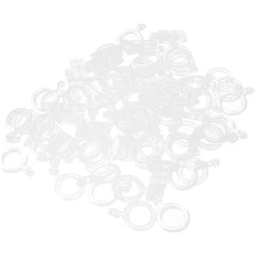 Baoblaze 100 ēsmu lentes Gumijas caurspīdīgas elas