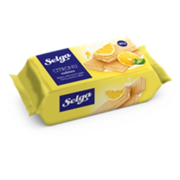 Vafeles SELGA ar citronu garšu, 90g 450-13870