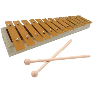 13 notis Glockenspiel Classic koka krāsa Ksilofons